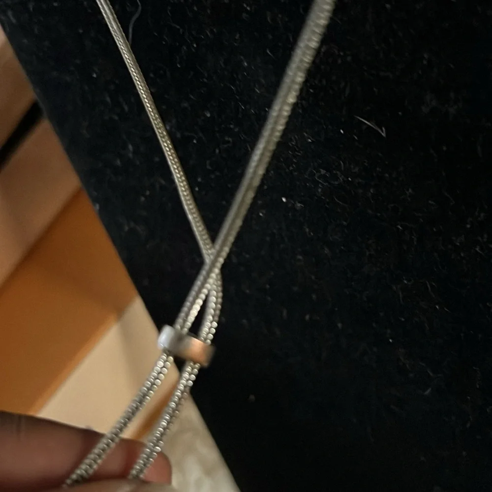 Christian Dior Jewelry Set Necklace with hook Earrings - Picture 4 of 7